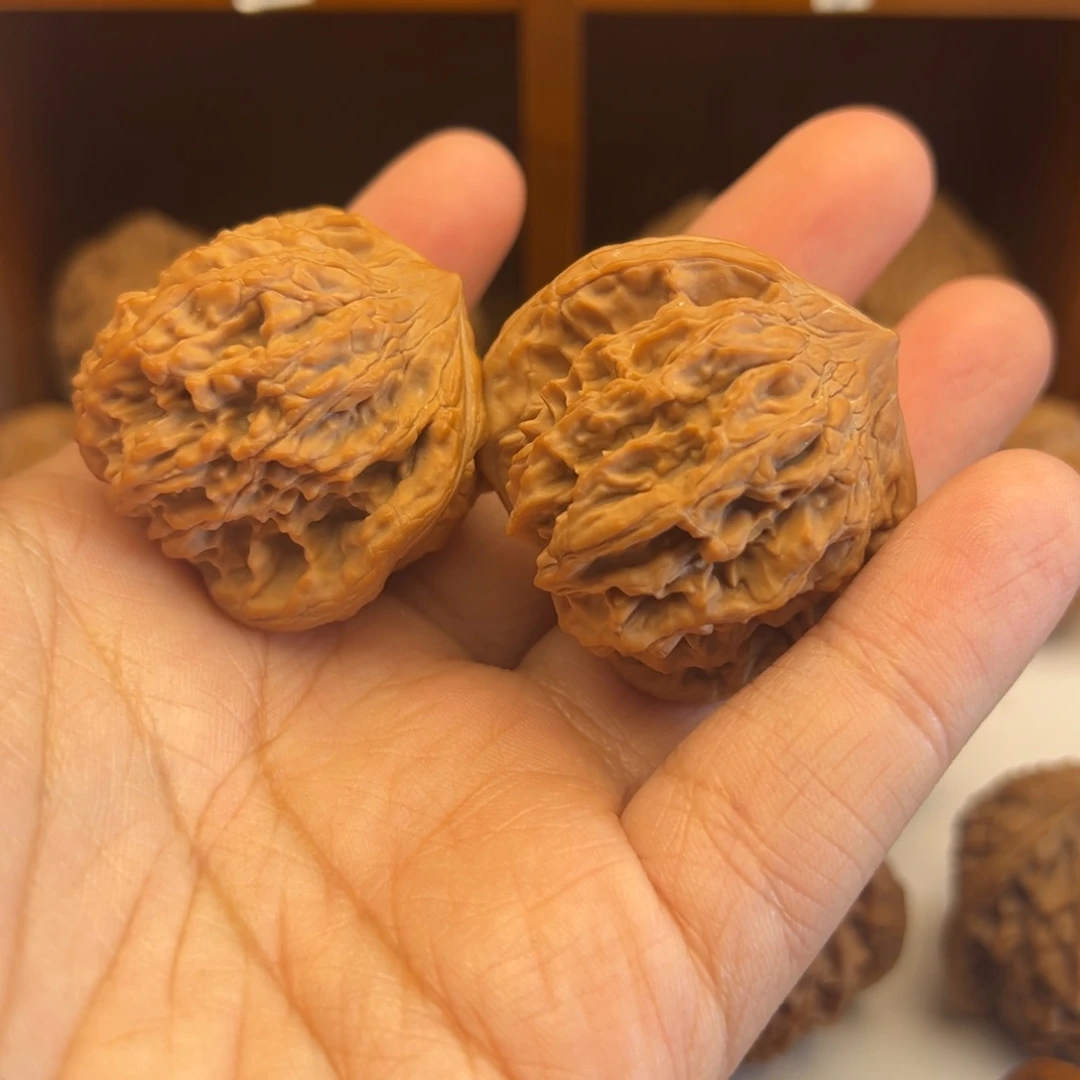 阵***风吊坠文玩核桃42全品虎头