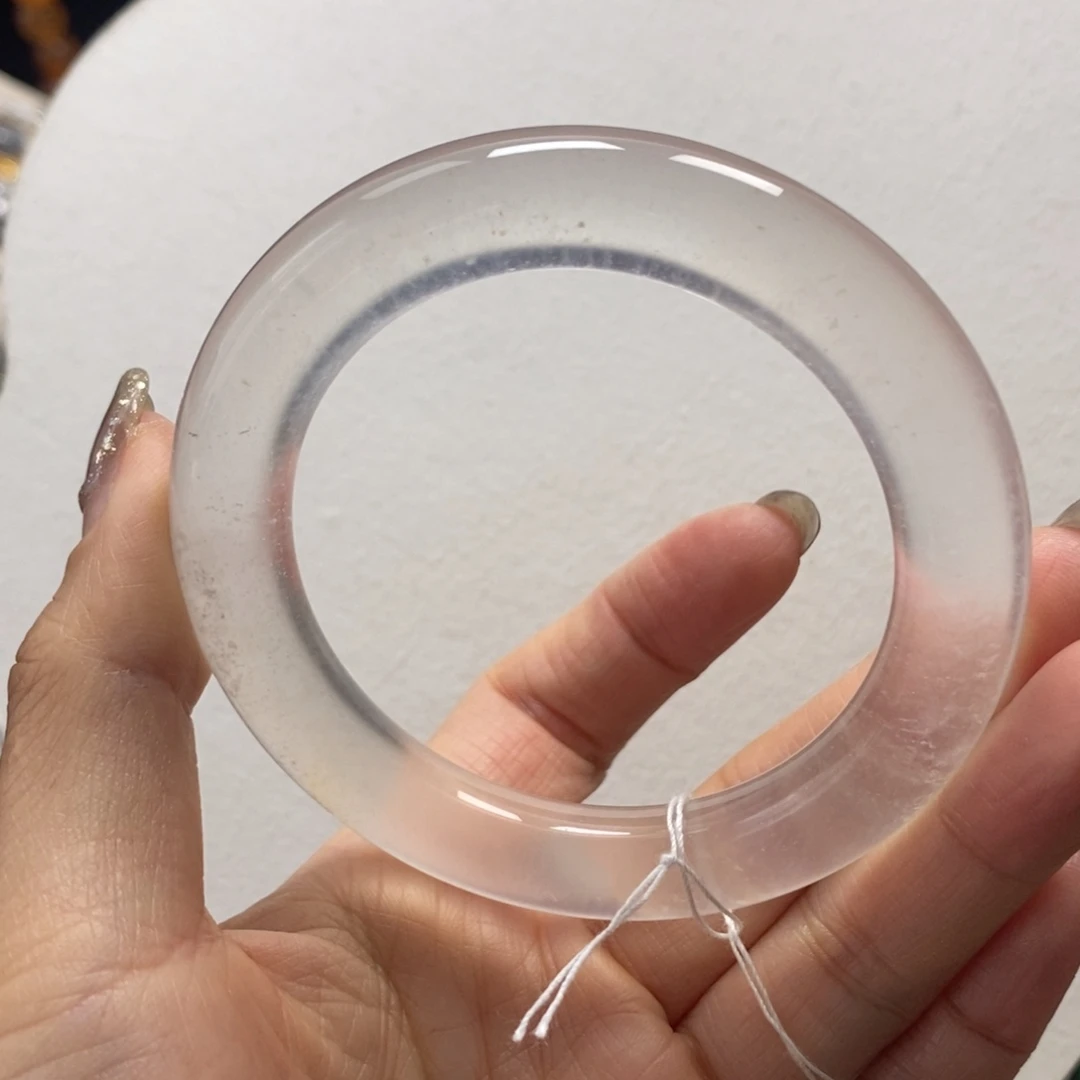 石英质玉未镶嵌手镯54-55