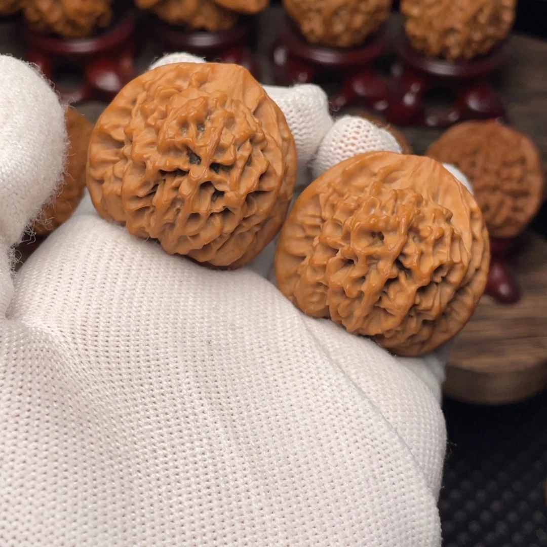 抖***态把件文玩核桃秦岭秦闷36