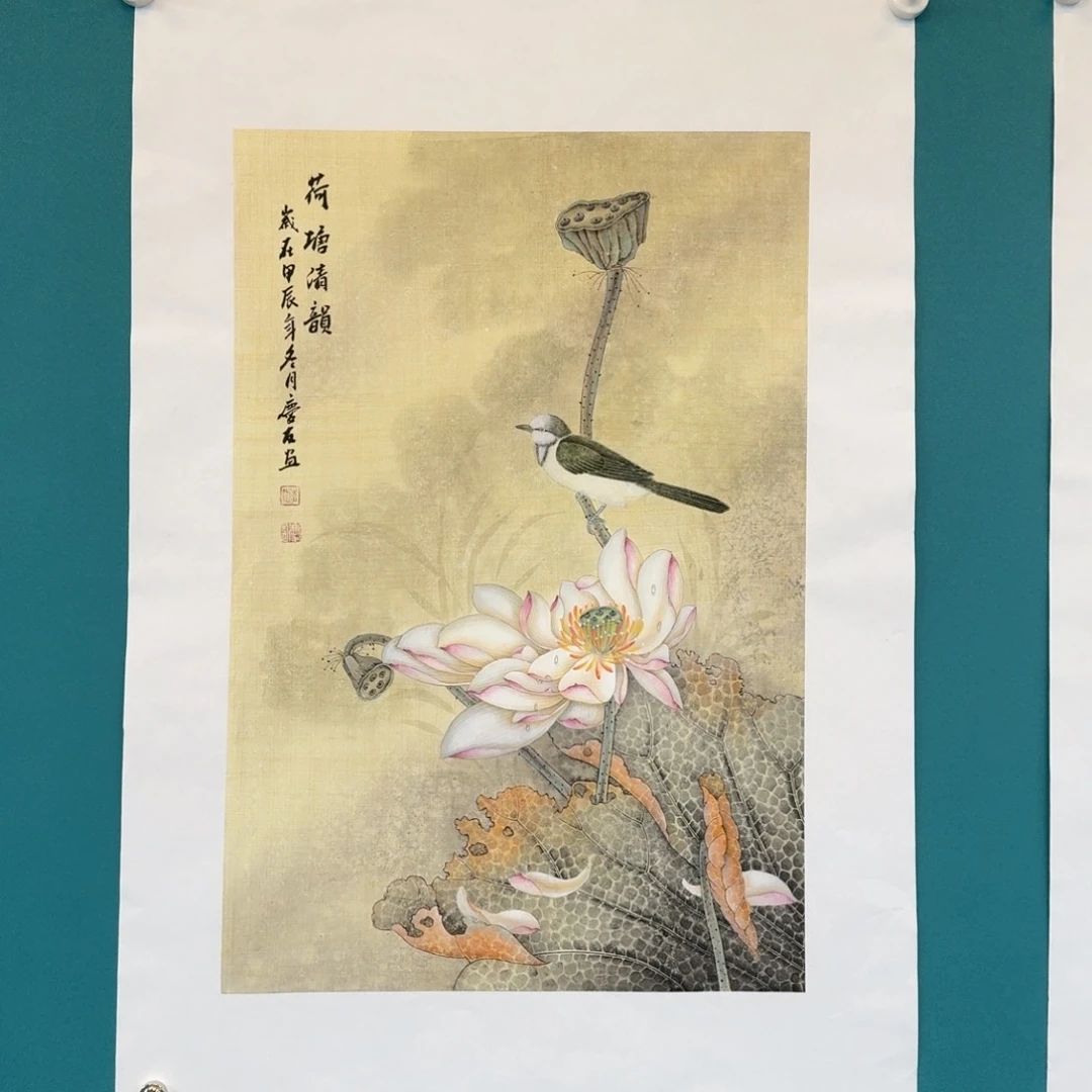 国画李庆友花鸟作品