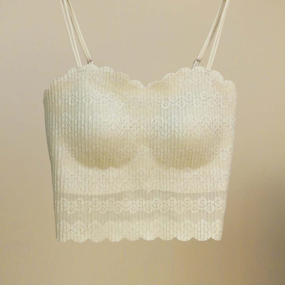 薄感小吊带背心纯色弹力防走光内搭打底美背