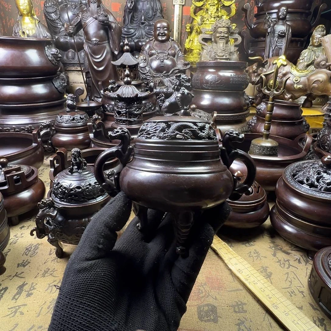 熏香炉家用铜香炉铜摆件