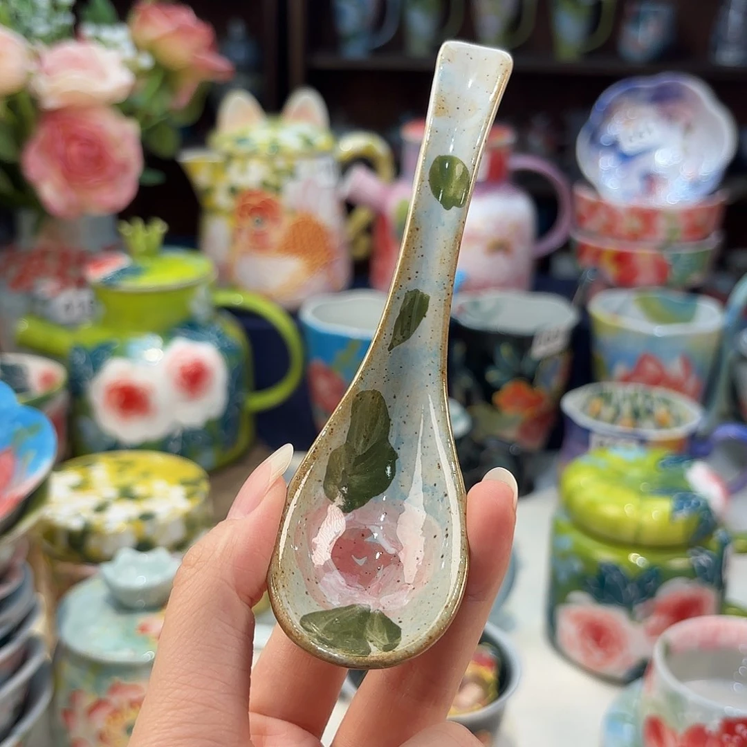 景德镇手绘高温釉下彩陶瓷茶具