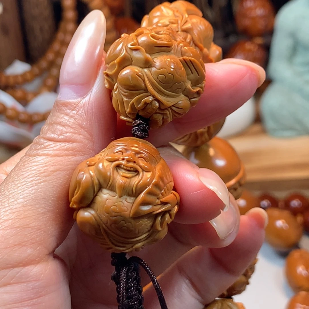 手串/手链橄榄核恒*橄榄核八宝财神