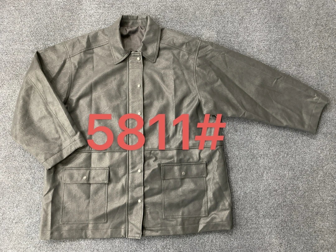 5811【PINGJIE】2025高货皮外套）时尚休闲潮流舒适百搭洋气外套