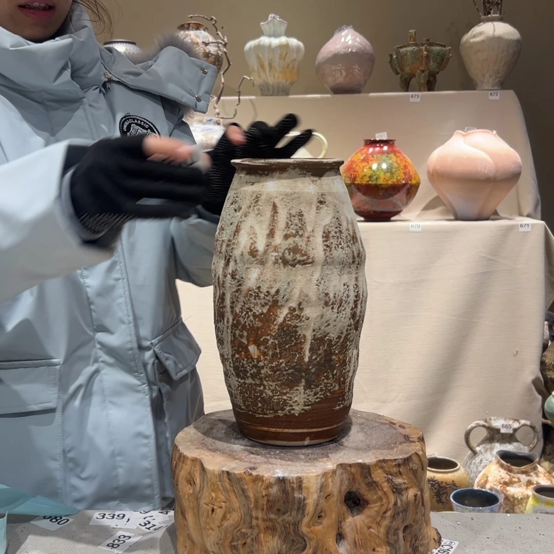 景德镇高温陶瓷花瓶摆件810花瓶摆件