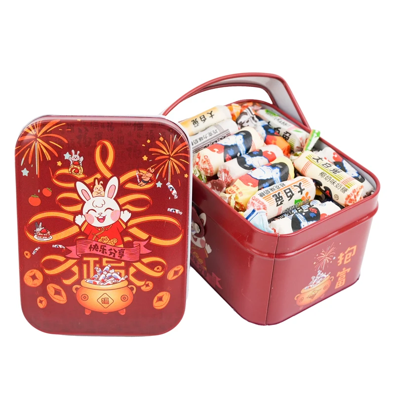 大白兔奶糖12种混合味礼盒糖果零食追剧春节年货伴手礼物童年味道