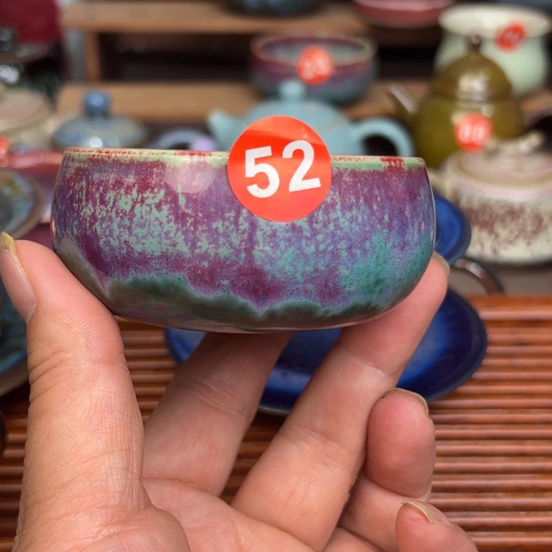 手工制作钧窑茶器