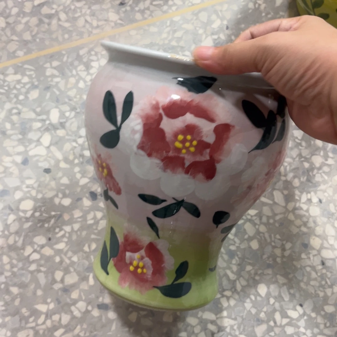 花***界景德镇陶瓷花盆花盆微瑕