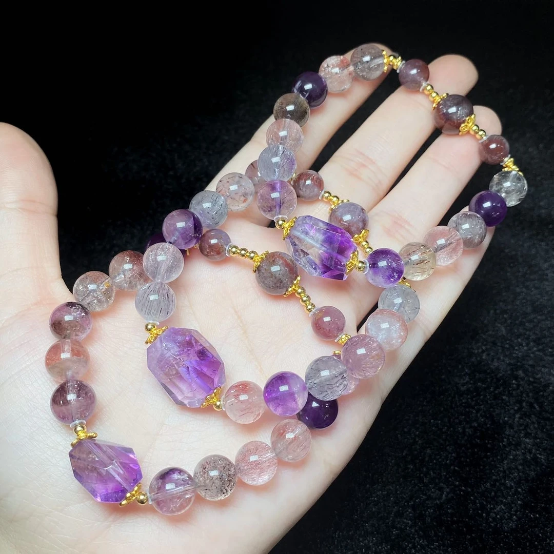 【子选好物】24 ZC84608-水晶DIY单圈手串-多样性发一件-9mm