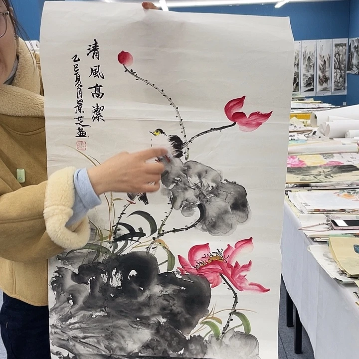 国画纯手绘国画作品