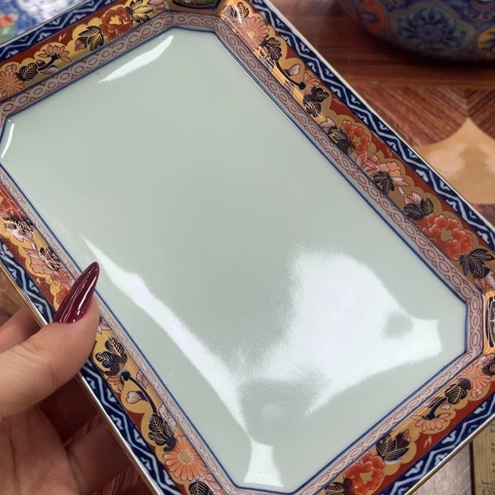 瓷片其泉—盘—-22厘米—-