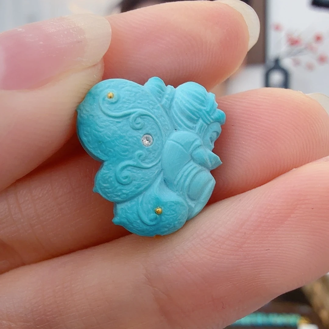 绿松石未镶嵌珠宝奇石