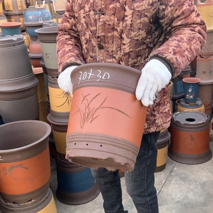 紫砂花盆紫砂花盆