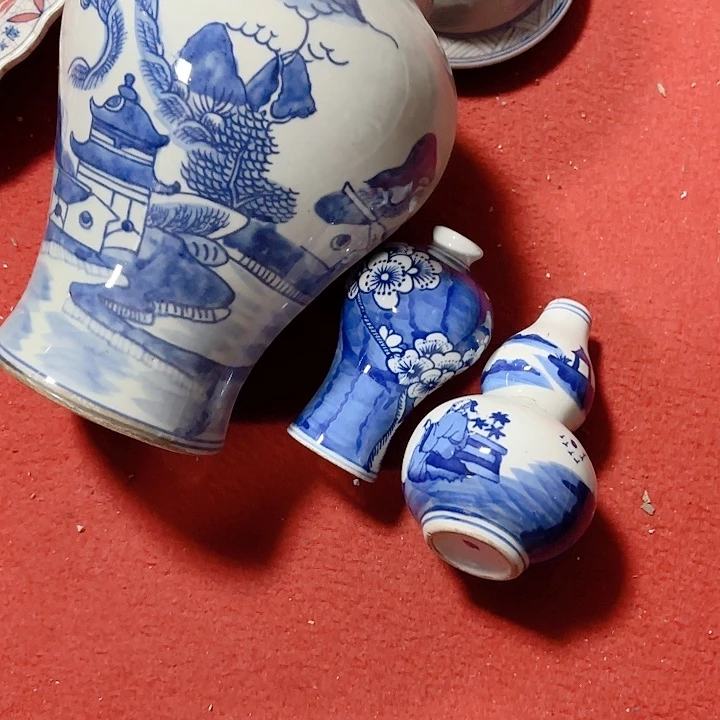 摆件?*二陶瓷摆件不固定3个