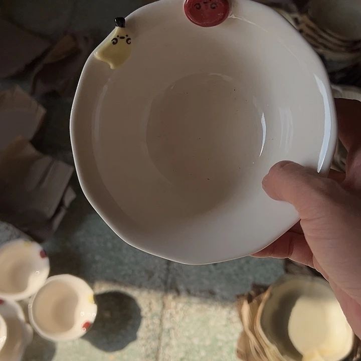 瓷片默认瑕疵商品水果面