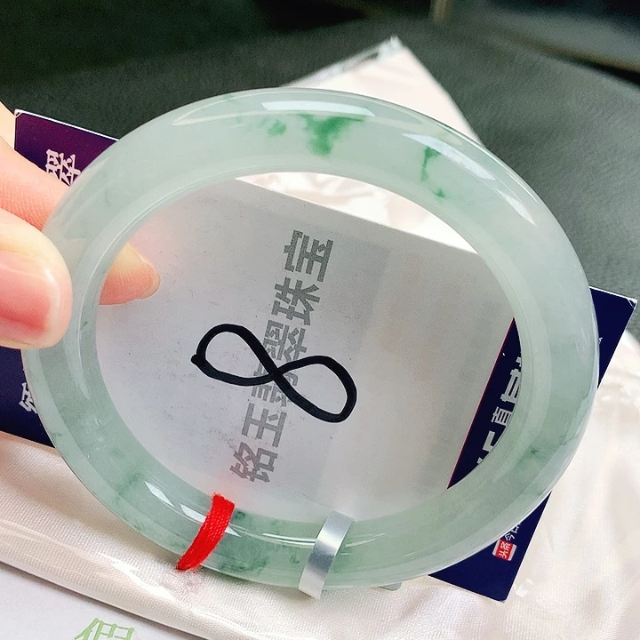 翡翠未镶嵌手镯缅甸天然a货翡翠手镯