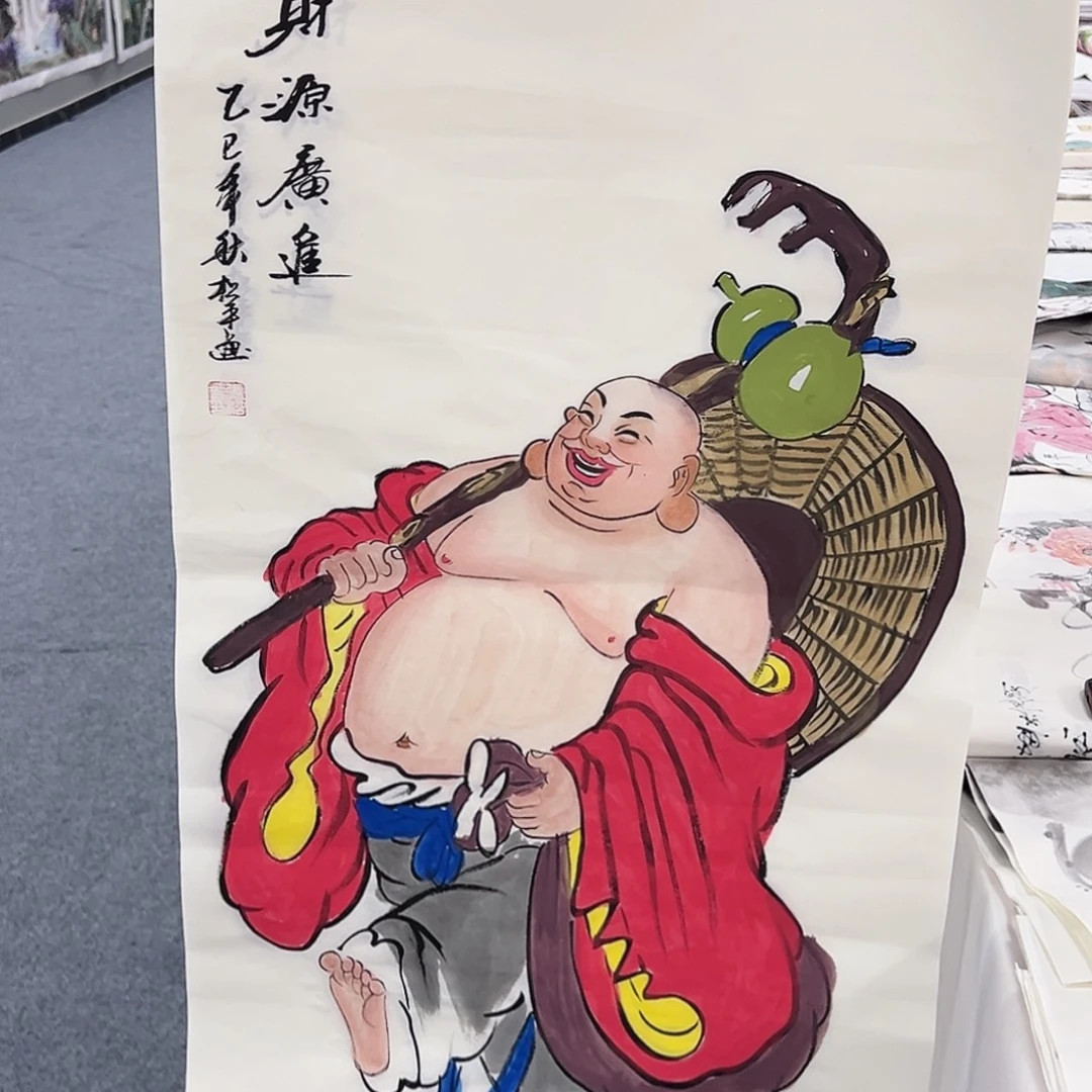 国画事事顺心如意万事