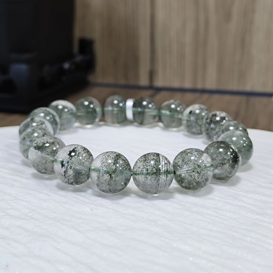 【书记甄选】天然绿幽灵千层满天星 多样性发一件 约11mm 1666BB