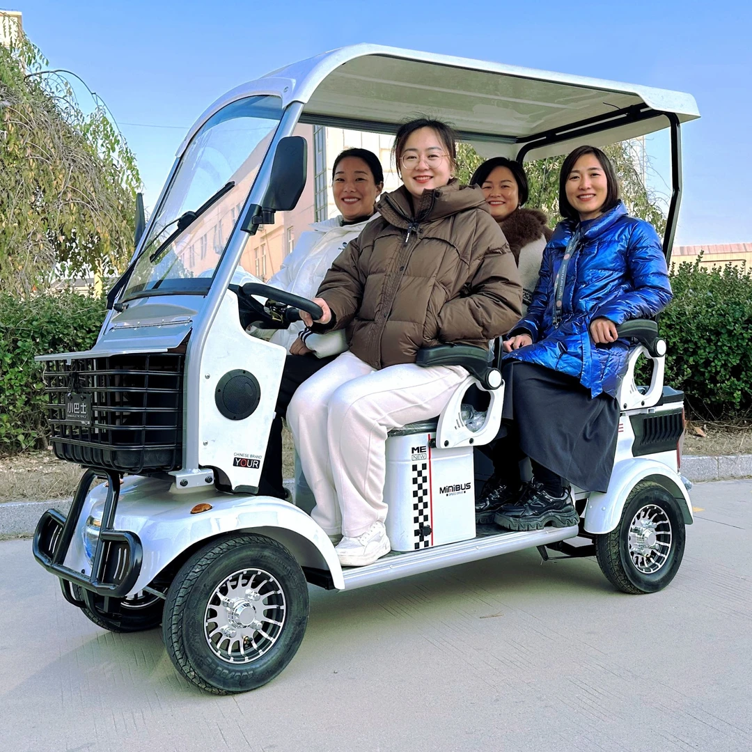 小巴士E900电动四轮客货两用适合家庭出行老年代步观光游玩接送孩