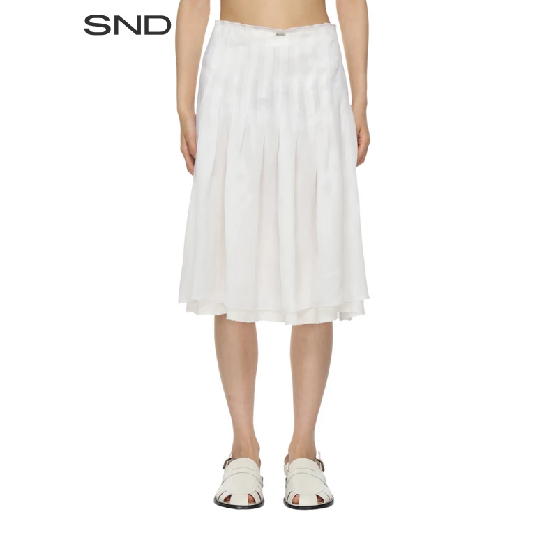 SND【IMMI 设计师品牌】SND  SS25 OGS双层半身裙