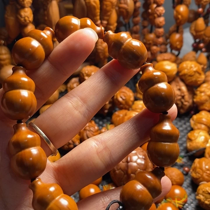 吊坠橄榄核?****～葫芦手串