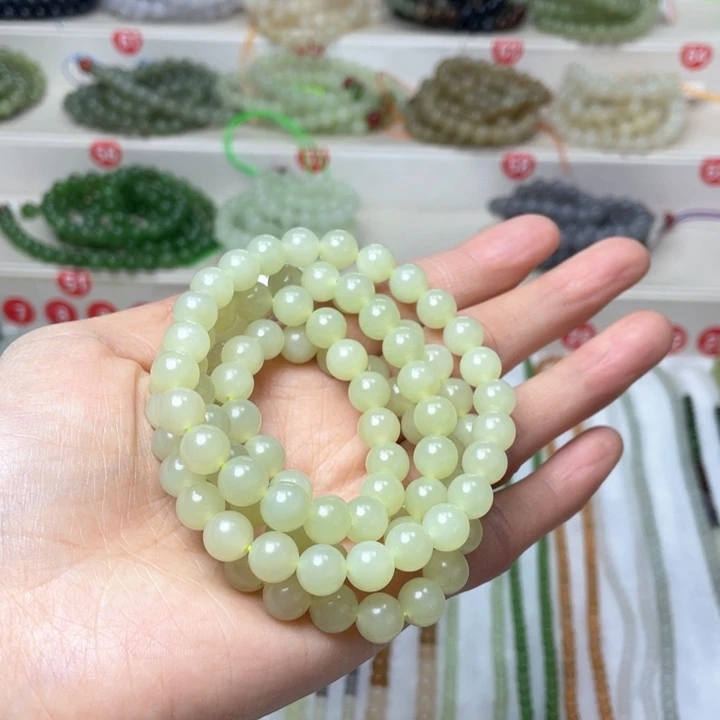 和田玉颈饰未镶嵌8mm