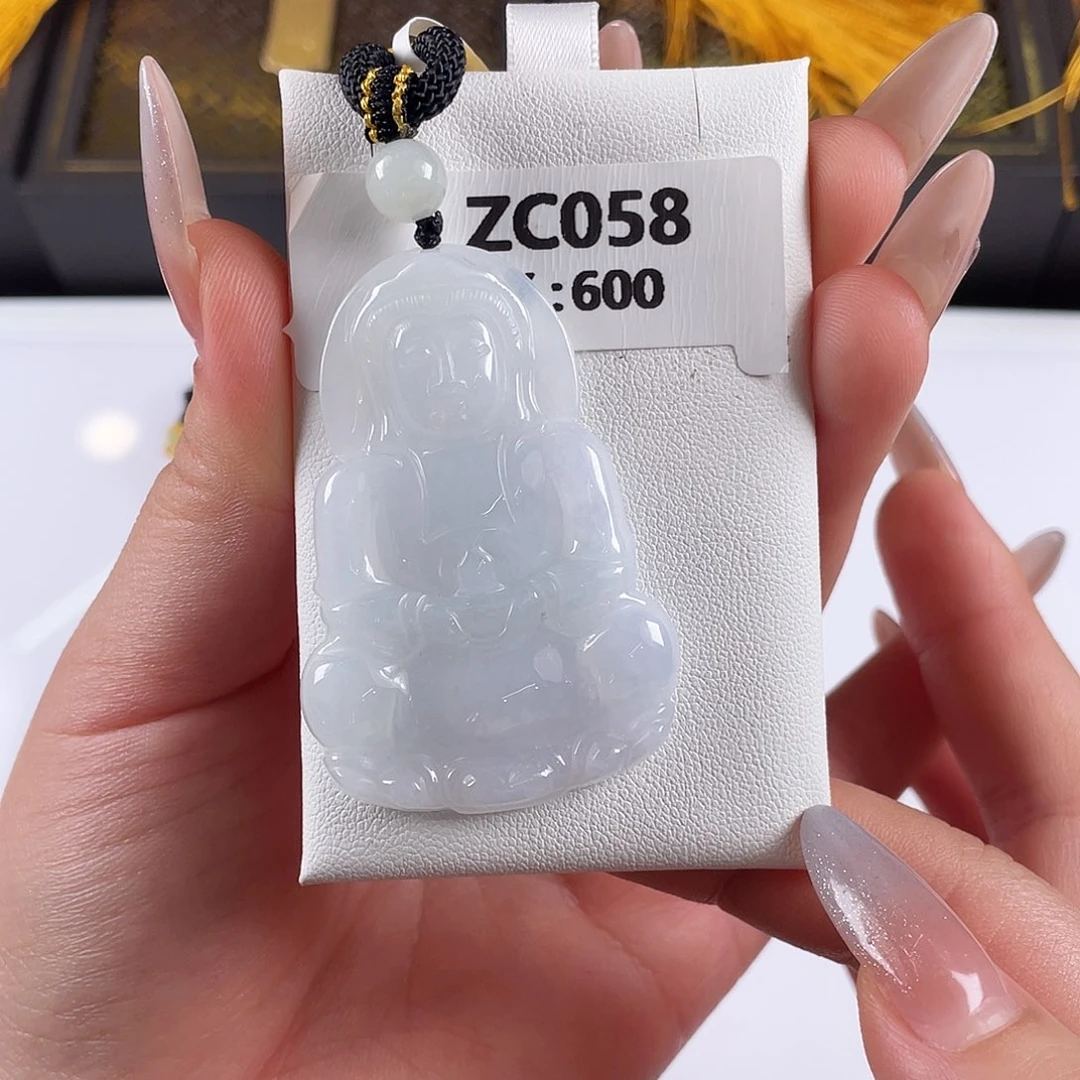 翡翠未镶嵌颈饰zc058
