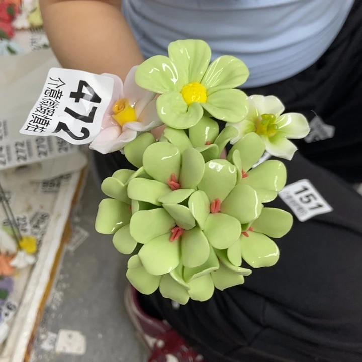 杯手工制作陶瓷花