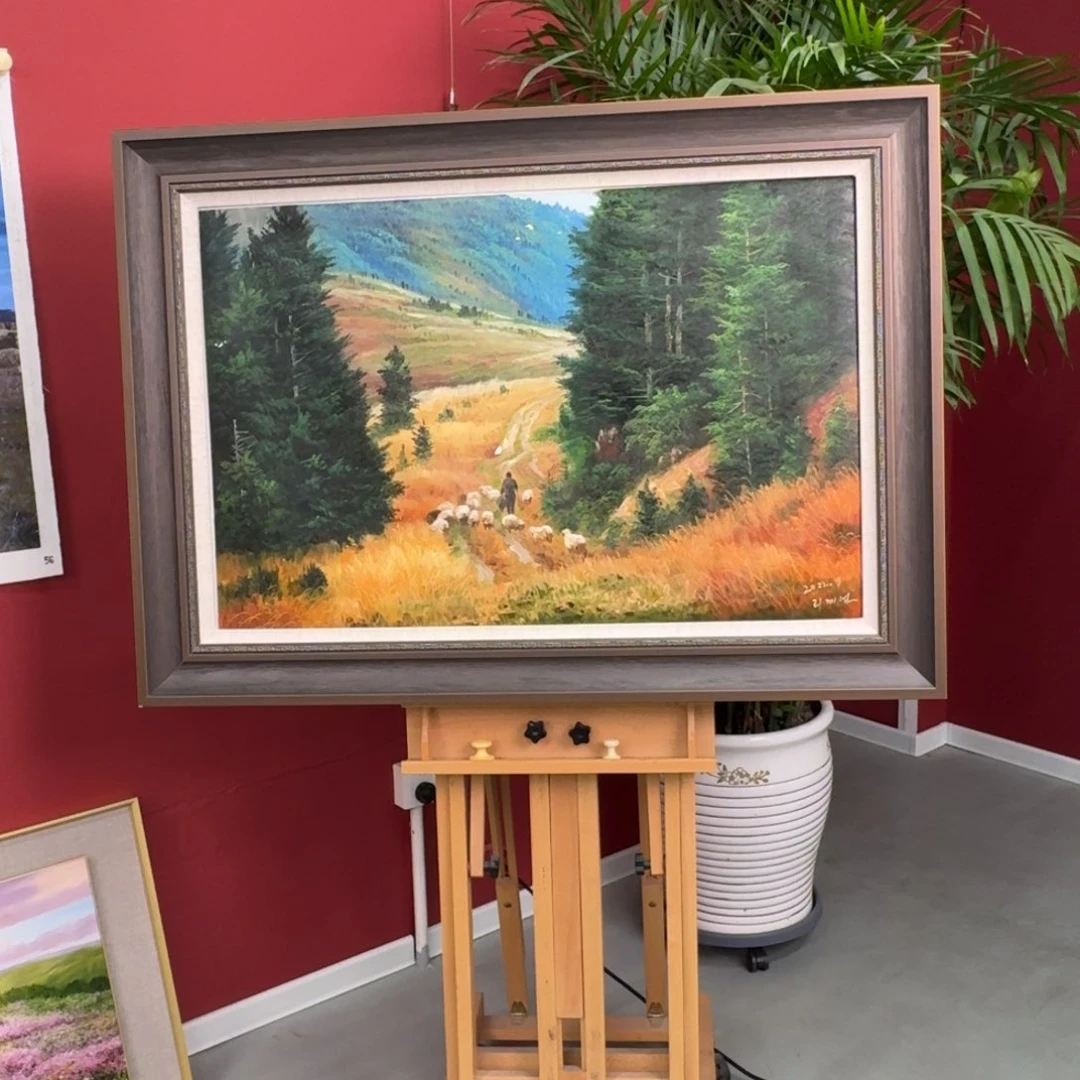 油画原创纯手绘油画作品，花芯