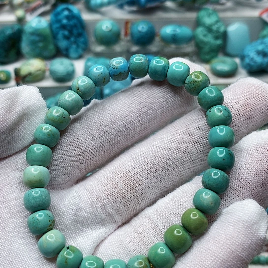 绿松石未镶嵌天然原矿 带武汉地大证书