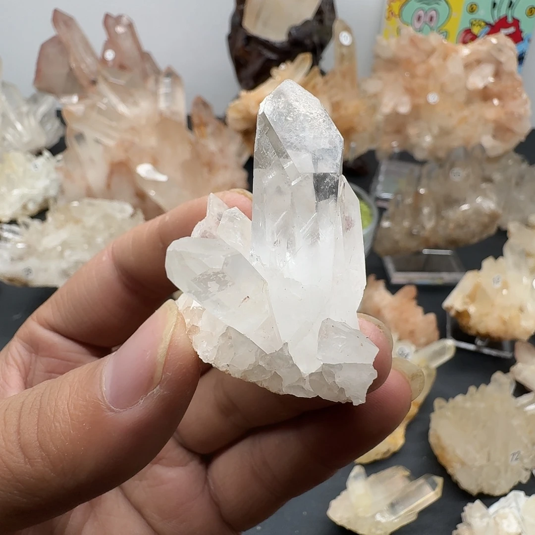 珠宝半成品水晶银S925镶嵌40