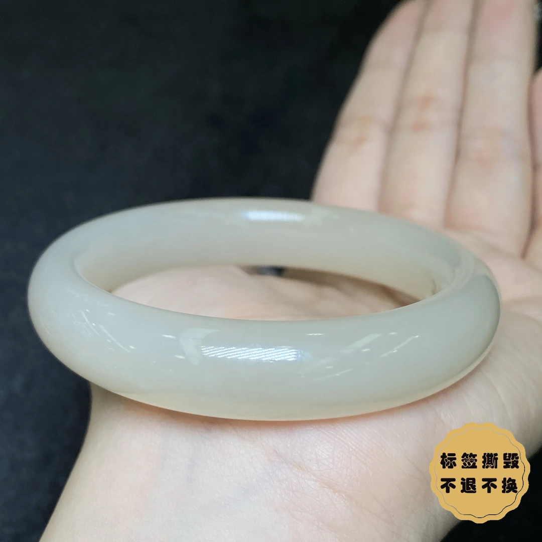 【小北珠宝】和田玉手镯圈口52-60【多样性发一件】12-AH251X80