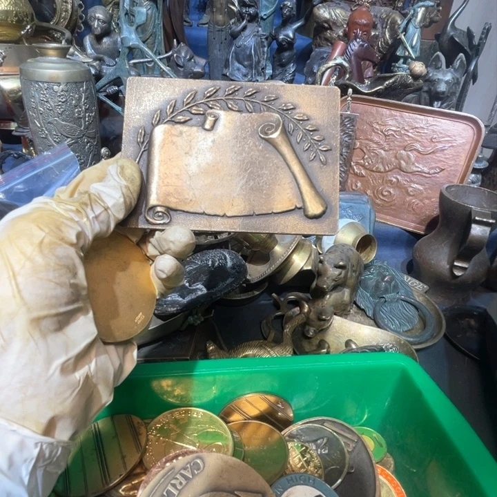 摆件墨****室大阪回流铜器摆件50