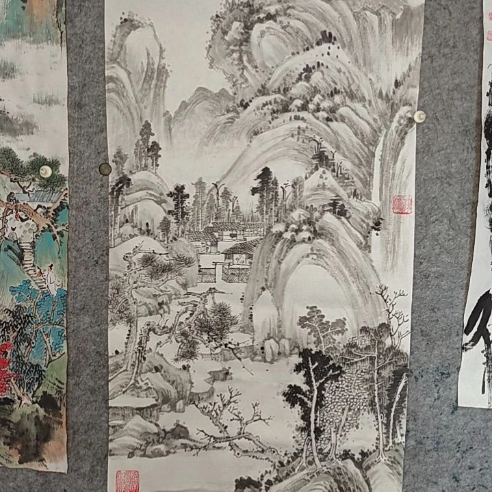 张燥书画作品山水画纸本