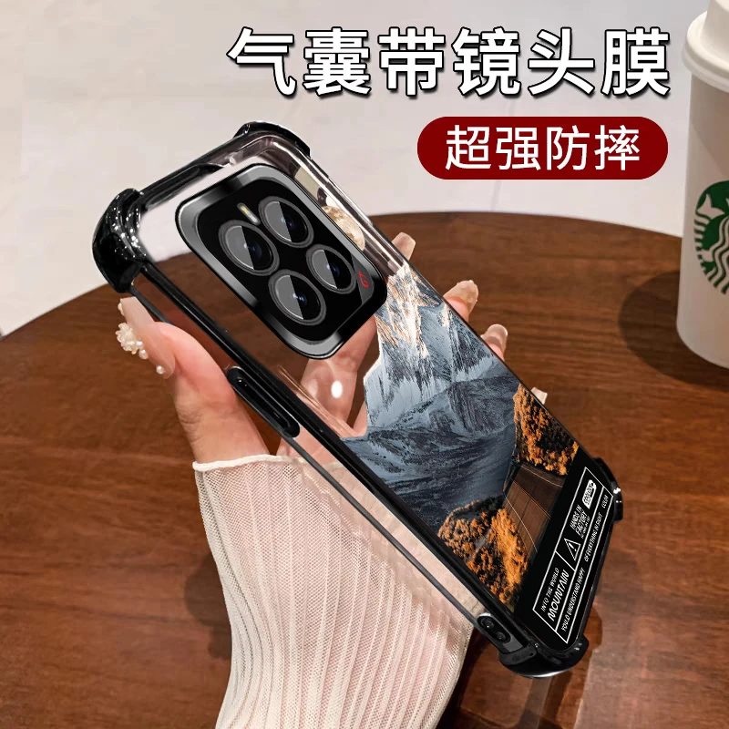 自带镜头膜适用荣耀GTPro手机壳新款gtpro四角防摔气囊透明全包男