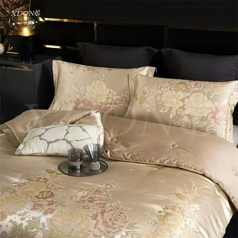 XDONGY（冬云家纺）48*74高精密贡缎落日熔金  枕套一对装