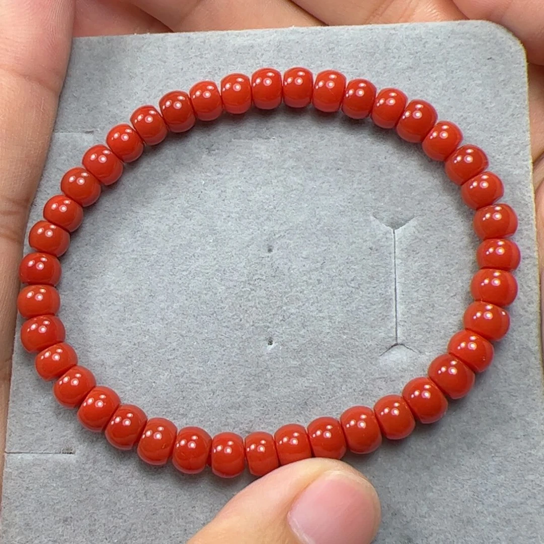 南红玛瑙手串未镶嵌