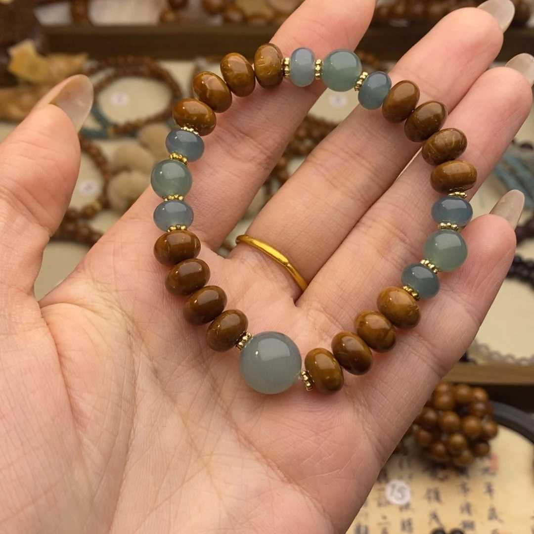 库克手串未镶嵌算盘09蓝