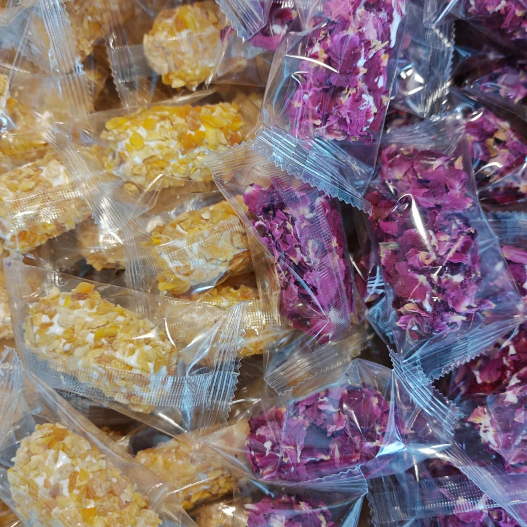 燕麦酸奶棒芒果玫瑰味手工奶酥小零食好吃的