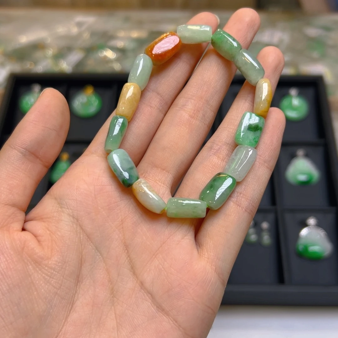 未镶嵌手链翡翠翡翠