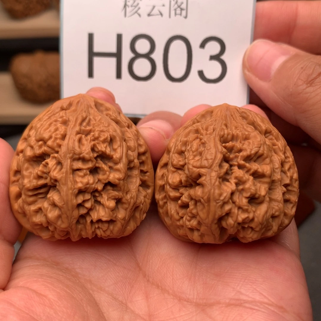 丶***十文玩核桃把件38粗筋