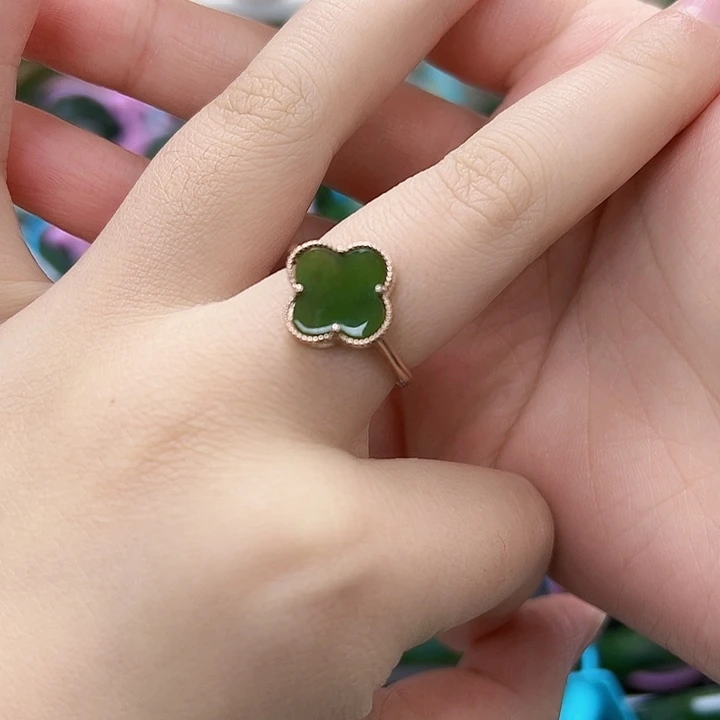 和田玉未镶嵌戒指