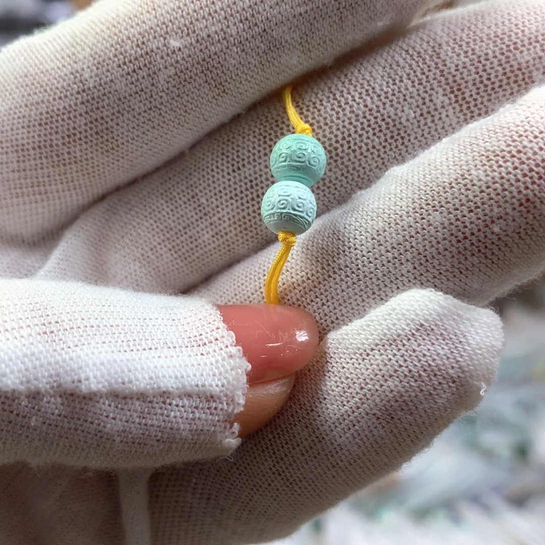 绿松石未镶嵌挂件