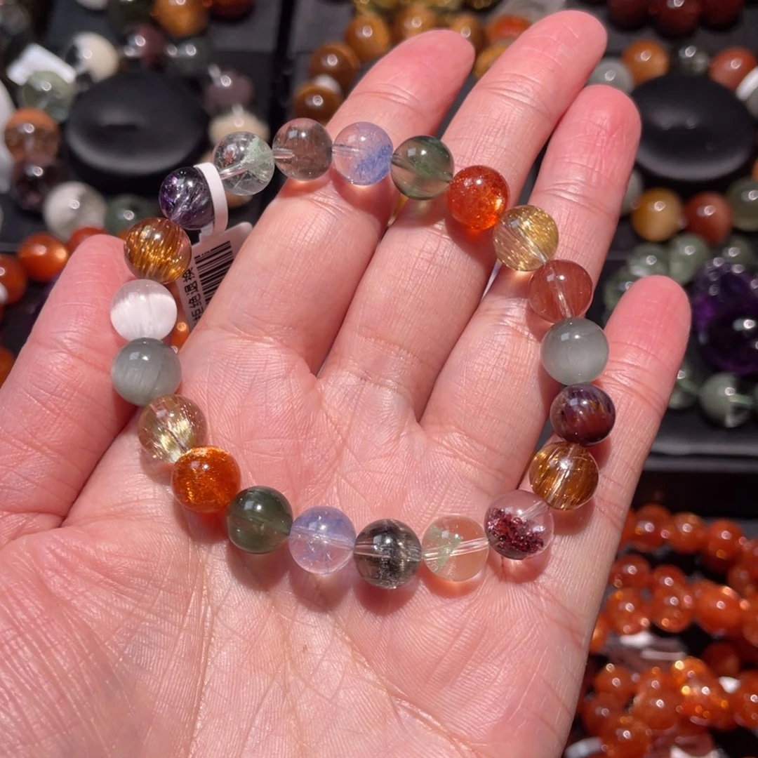 水晶手链未镶嵌多宝9mm