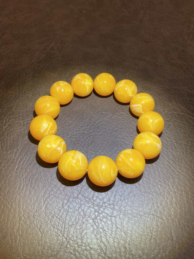 0100鸡油黄蜜蜡精品单圈xk0100 （无礼盒）