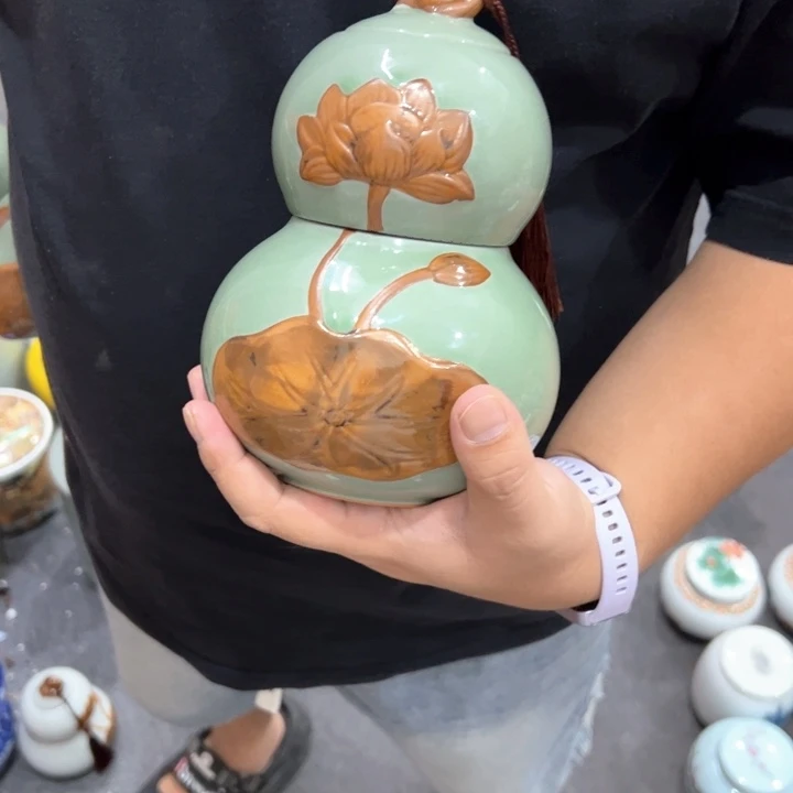 瑕疵福利品陶瓷茶叶罐