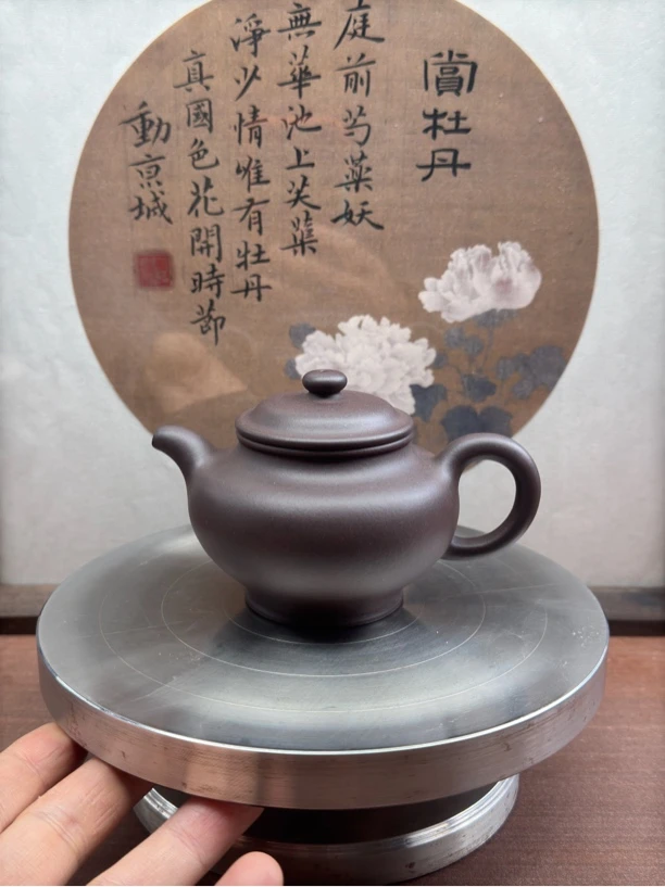 范亦新全手工紫砂壶大亨掇只清灰泥