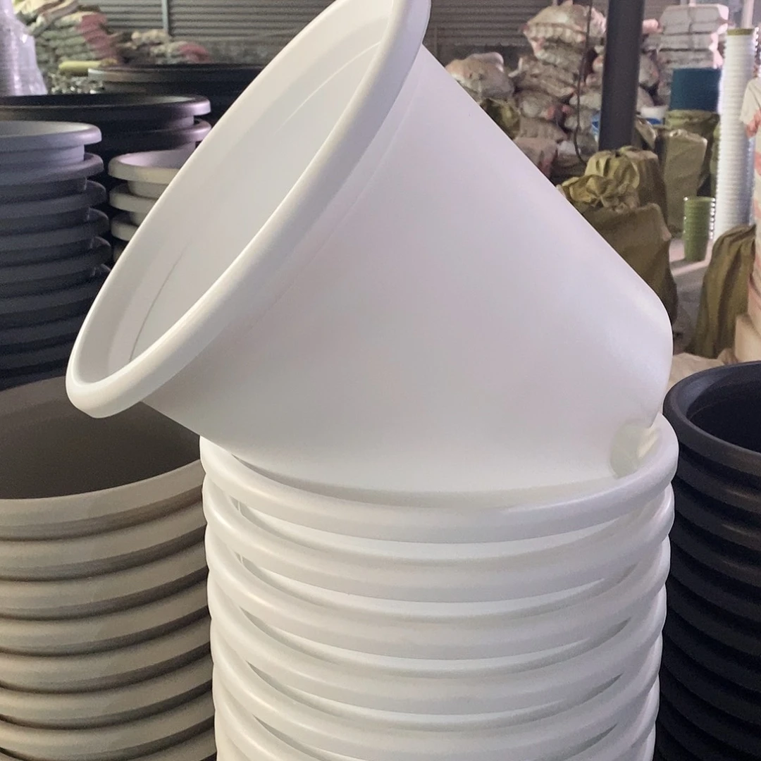 树脂四季6号纯白色5个无拖