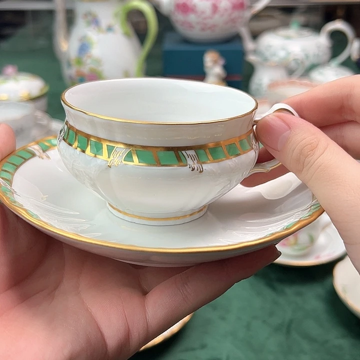 kpm赫兰女王茶杯碟
